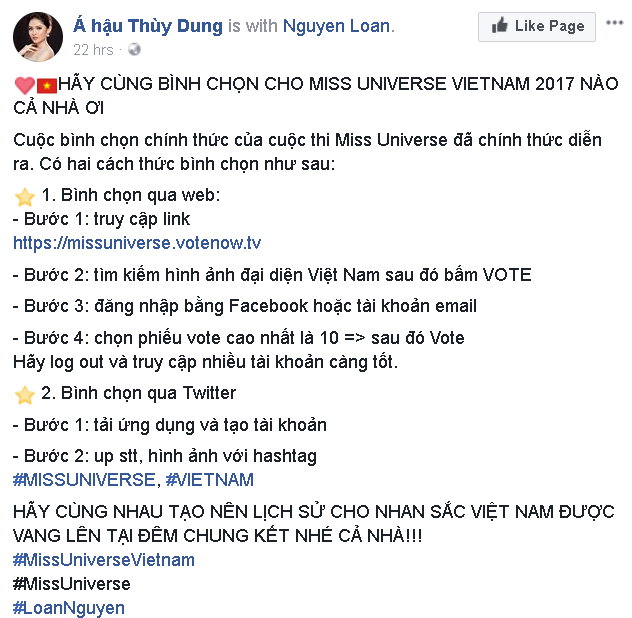 Mỹ nhân Việt gửi lời chúc đến Nguyễn Thị Loan trước chung kết Miss Universe - Ảnh 2.