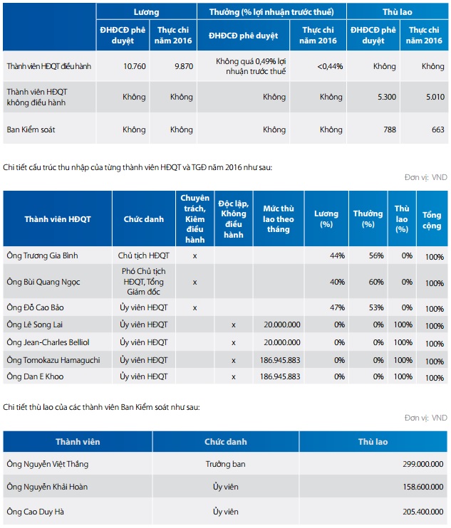 Soi mức lương, thù lao của dàn lãnh đạo cao cấp FPT - Ảnh 2.