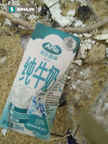 Nhiều km bờ biển tỉnh Quảng Nam ngập tràn rác thải có chữ Trung Quốc - Ảnh 4.