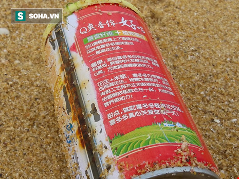 Nhiều km bờ biển tỉnh Quảng Nam ngập tràn rác thải có chữ Trung Quốc - Ảnh 3.