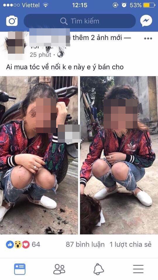 Vợ đi đánh ghen, cắt trụi tóc của tình địch rồi mang rao bán ở Hà Nội - Ảnh 4.