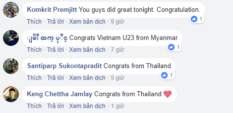 Fan ĐNÁ thi nhau gửi lời chúc, tung hô thế trận xe bus 2 tầng của U23 Việt Nam - Ảnh 1.