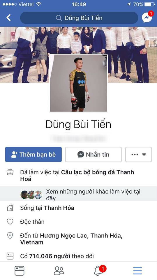  Ăn theo độ hot của thủ môn Tiến Dũng, nhiều trang MXH giả mạo được lập ra khiến bao chị em mắc lừa  - Ảnh 4.