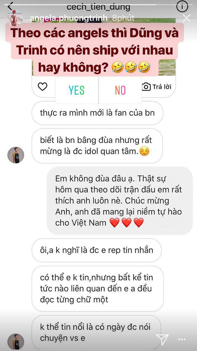 Hết nhắn tin cho Mỹ Linh, Angela Phương Trinh và giờ đến Minh Tú, Tiến Dũng quả thực là fanboy nhiệt thành nhất Vbiz - Ảnh 5.