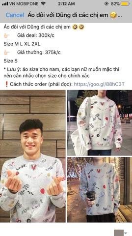 Chiếc áo đôi của Tiến Dũng và Đức Chinh được bán ồ ạt trên mạng, sản phẩm ăn theo U23 VN cũng bắt đầu đắt hàng - Ảnh 5.