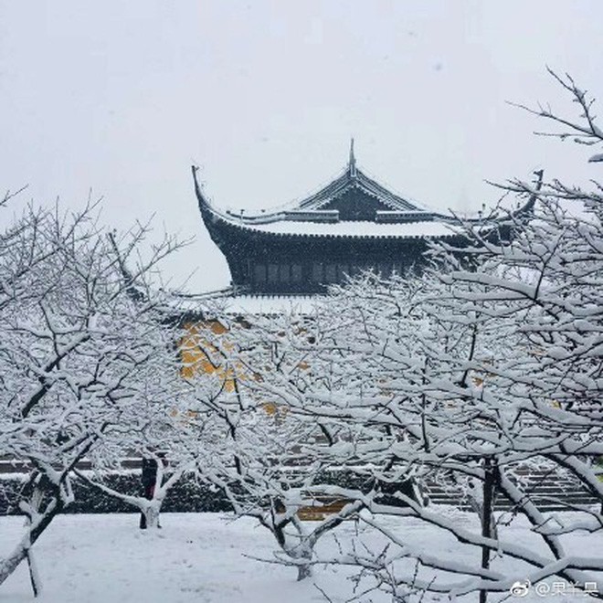 Thời tiết Trung Quốc tiếp tục chuyển lạnh, báo chí đưa tin hôm 27, nhiệt độ chỉ còn từ -3 đến 0 độ C - Ảnh 8.