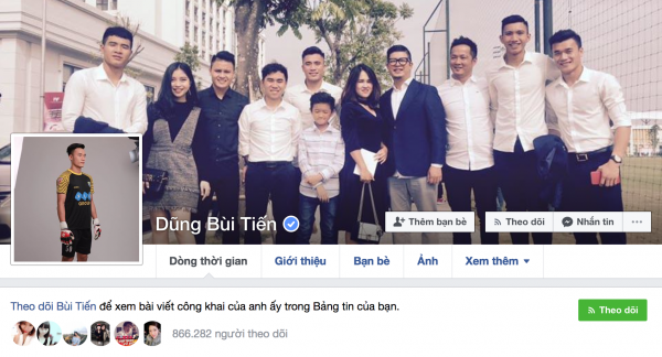 Tài khoản fake quá nhiều, Tiến Dũng, Quang Hải phải nhờ Facebook cấp dấu tích xanh - Ảnh 1.