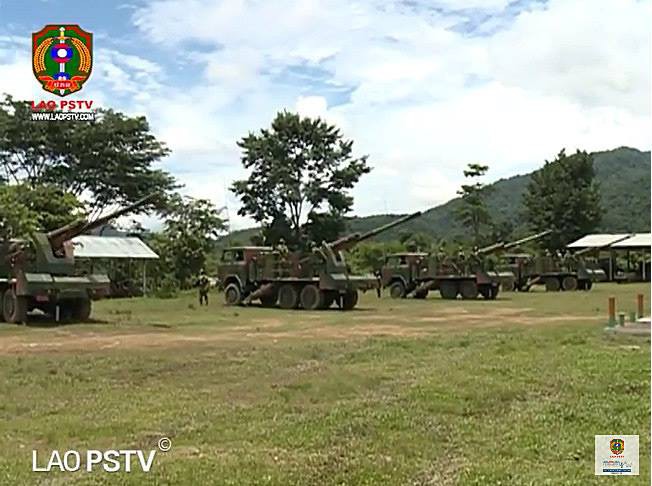 Ngạc nhiên lựu pháo tự hành tối tân nhất của Quân đội Lào - Ảnh 2.