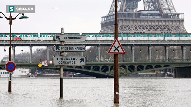 Paris thất thủ vì mưa lớn: Nước sông Seine dâng cao, 1000 người sơ tán khẩn cấp - Ảnh 5.