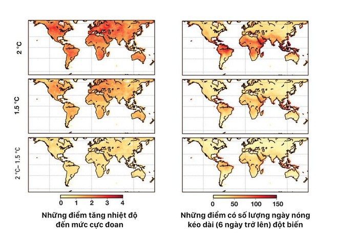 Trái Đất mà nóng lên 2 độ C sẽ để lại hậu quả tệ hơn việc nóng lên chỉ 1,5 độ C rất nhiều, tại sao vậy? - Ảnh 3.