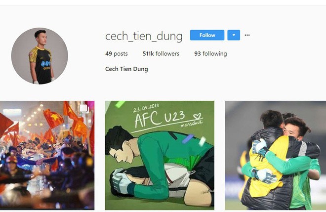 Sau loạt ồn ào, thủ môn Bùi Tiến Dũng đã bỏ theo dõi siêu mẫu Minh Tú trên Instagram - Ảnh 2.