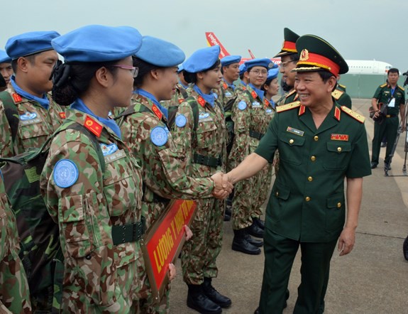 Bệnh viện dã chiến cấp 2 số 1 Việt Nam xuất quân thực hiện nhiệm vụ tại Phái bộ Gìn giữ hòa bình Liên hợp quốc Nam Sudan - Ảnh 7.