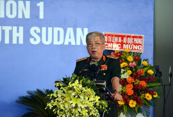 Bệnh viện dã chiến cấp 2 số 1 Việt Nam xuất quân thực hiện nhiệm vụ tại Phái bộ Gìn giữ hòa bình Liên hợp quốc Nam Sudan - Ảnh 1.