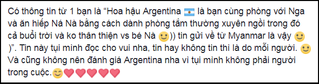Phương Nga khéo léo dập tắt tin đồn mâu thuẫn với đại diện Argentina tại Miss Grand International 2018 - Ảnh 1. Phương Nga khéo léo dập tắt tin đồn mâu thuẫn với đại diện Argentina tại Miss Grand International 2018 - Ảnh 1.