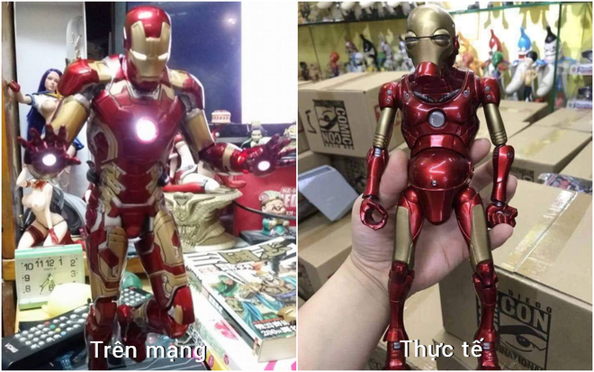 Đặt mua m&ocirc; h&igrave;nh Iron Man tr&ecirc;n mạng, thanh ni&ecirc;n cay đắng nhận về ch&uacute; Người sắt bị suy dinh dưỡng nặng - Ảnh 3.