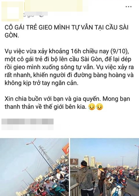 Cô gái để lại thư, dựng màn tự tử giả trên cầu Sài Gòn, nguyên nhân thực sự là đây - Ảnh 1.