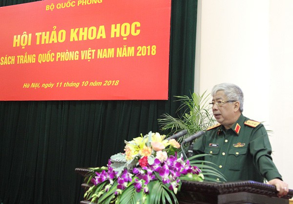 Hội thảo khoa học Sách Trắng Quốc phòng Việt Nam năm 2018 - Ảnh 1.