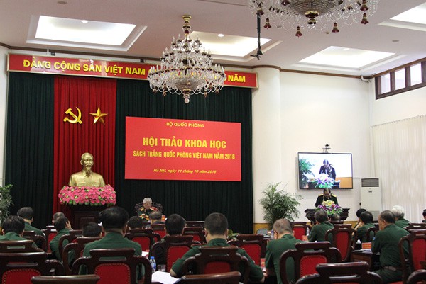 Hội thảo khoa học Sách Trắng Quốc phòng Việt Nam năm 2018 - Ảnh 2.