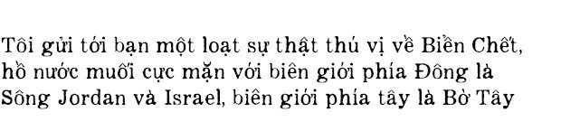 Biển Chết đang chết - Ảnh 1.