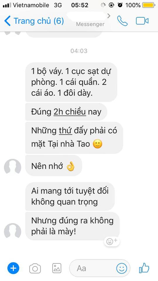 Sau chia tay, thanh niên đòi lại váy đã tặng, xin nốt tiền từng mua trà sữa cho bạn gái - Ảnh 1.