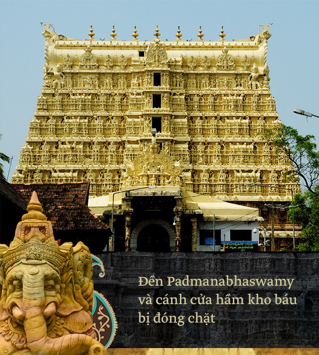 Đền Padmanabhaswamy và bí mật không ai biết đằng sau cánh cửa hầm kho báu - Ảnh 1.