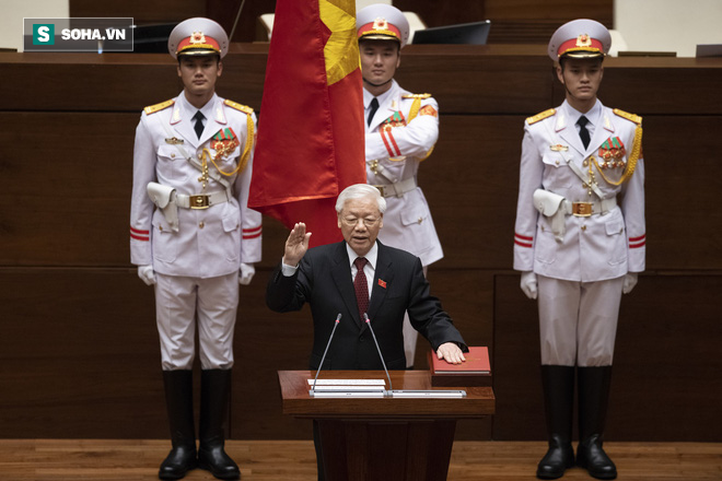 Hình ảnh Chủ tịch nước Nguyễn Phú Trọng tuyên thệ nhậm chức - Ảnh 4.
