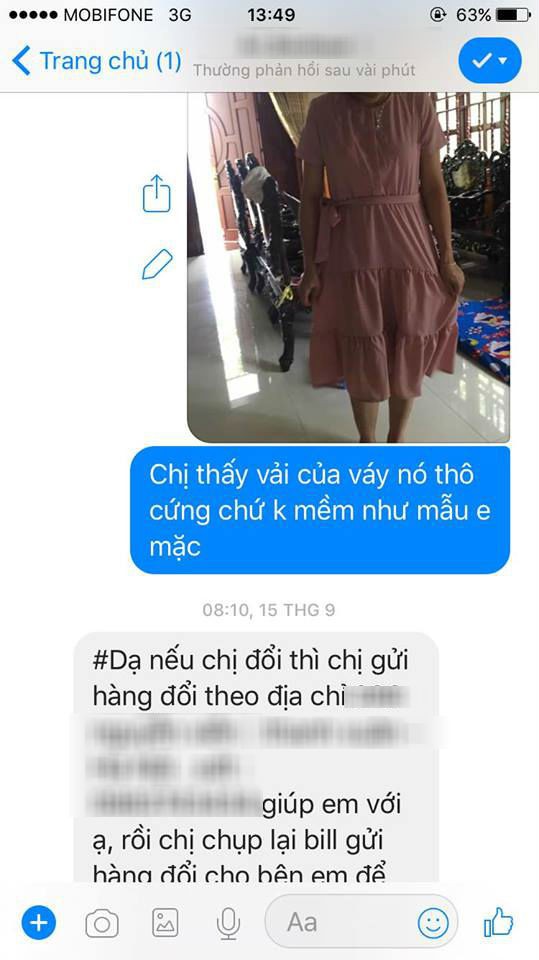 Lại thêm tai nạn mua hàng online cười ra nước mắt: nhận váy giống y mẫu, chỉ khác mỗi... chất vải - Ảnh 4.