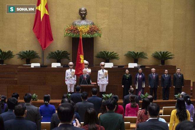 Hình ảnh Chủ tịch nước Nguyễn Phú Trọng tuyên thệ nhậm chức - Ảnh 6.
