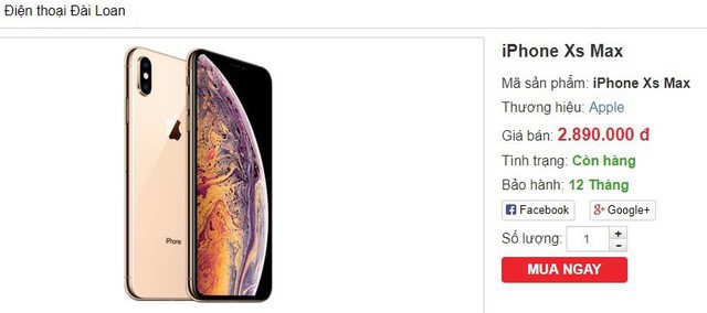 iPhone XS Max, iPhone XR hàng nhái, giá dưới 3 triệu đồng náo loạn thị trường - Ảnh 1.