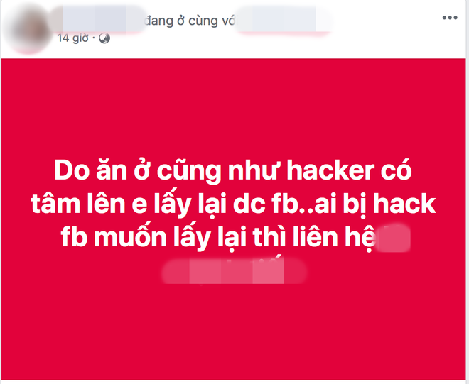 Cảnh báo khẩn cấp: Liên tiếp Facebook của nhiều người nổi tiếng bị hack sau 1 đêm, phải bỏ hàng chục triệu đồng để chuộc lại - Ảnh 2.