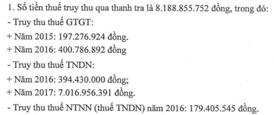  REE bị truy thu và phạt hơn 10 tỷ đồng tiền thuế  - Ảnh 1.