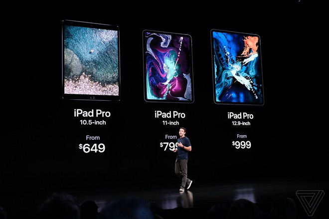 Apple giới thiệu iPad Pro mới, khung vát phẳng như iPhone 5, có Face ID, 4 viền màn hình mỏng đều, bút Apple Pencil mới sạc không dây, giá từ 799 USD - Ảnh 12.