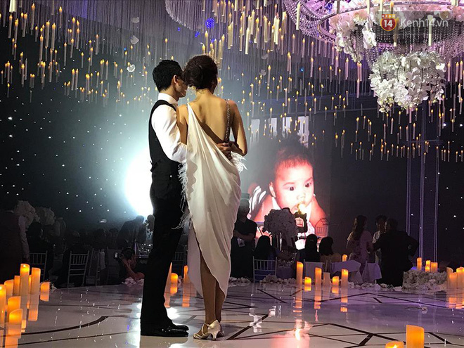 Clip: Lan Khuê diện váy siêu sexy cùng chú rể Jonh Tuấn Nguyễn khiêu vũ khuấy động hôn lễ - Ảnh 2.