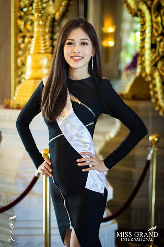 Phương Nga gây ấn tượng bởi nhan sắc xinh đẹp, giao tiếp tự tin trong ngày đầu nhập cuộc Miss Grand International 2018 - Ảnh 1.