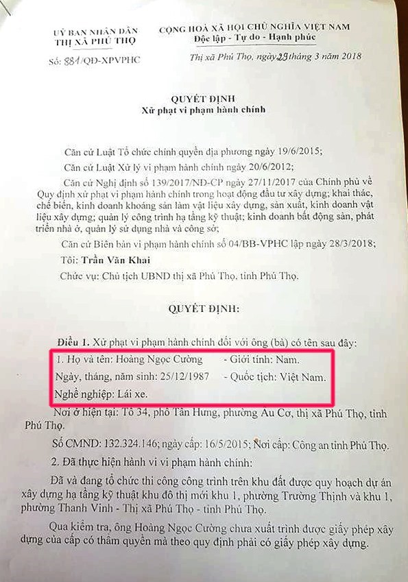 Anh lái xe xây chui biệt phủ khủng ở Phú Thọ là ai? - Ảnh 1.