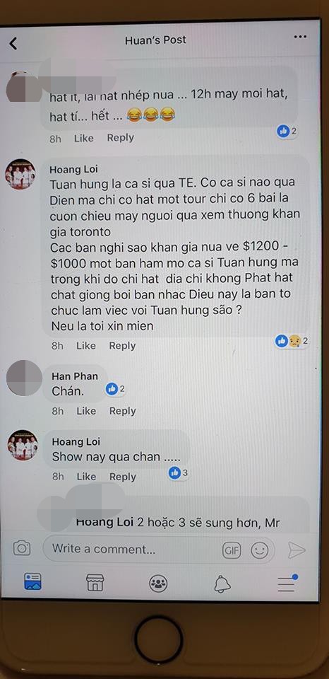 Tuấn Hưng bị bầu show hải ngoại tố là ca sĩ quá tệ, xem thường khán giả - Ảnh 1.