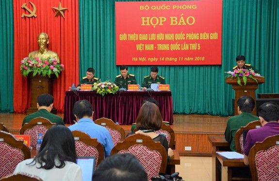 Giao lưu hữu nghị quốc phòng biên giới Việt Nam-Trung Quốc lần thứ 5 sẽ diễn ra từ ngày 19 đến 21-11-2018 - Ảnh 1.