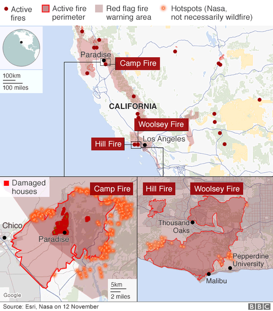 Cháy rừng California: Hơn 600 người mất tích, tăng gấp đôi chỉ sau 1 đêm - Ảnh 6.