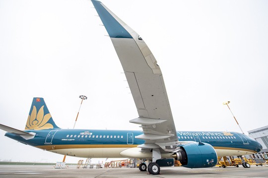 Cận cảnh lắp ráp máy bay A321neo đầu tiên của Vietnam Airlines - Ảnh 9.