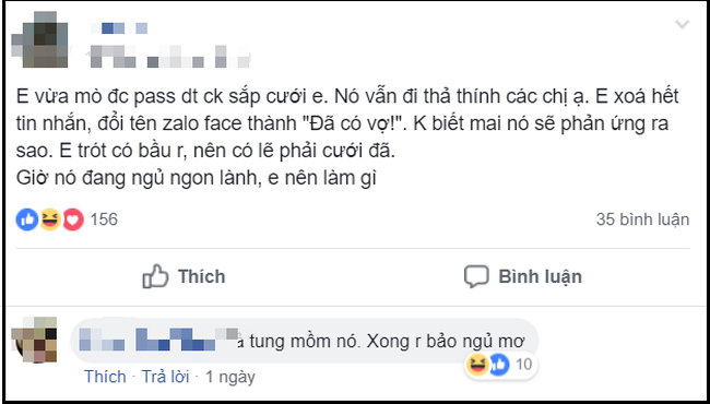 Mò được pass điện thoại của chồng, vợ té ngửa khi đọc tin nhắn thả thính khắp mọi mặt trận, nhưng hành động sau đó mới cao tay - Ảnh 1.