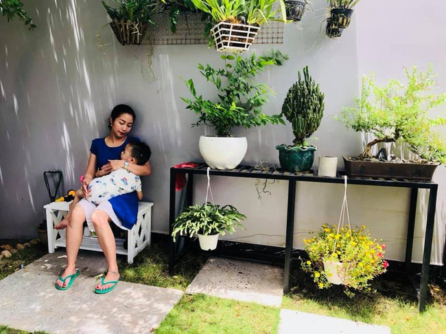 Vườn rau xanh tươi mơn mởn trong biệt thự tiền tỷ do chồng Ốc Thanh Vân trồng tặng 4 mẹ con - Ảnh 15.