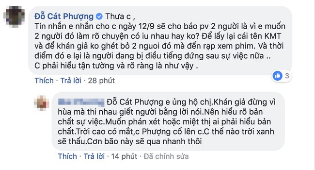 Cát Phượng phản pháo khi bị NSX Chú ơi đừng lấy mẹ con tung tin nhắn tố dàn xếp scandal tình cảm - Ảnh 2.