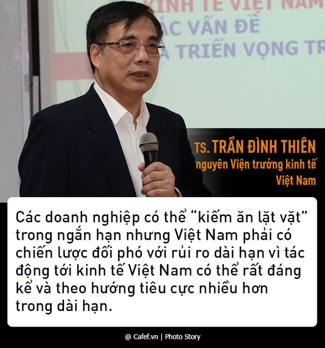  TS. Trần Đình Thiên: Chiến tranh thương mại khiến Việt Nam như đi trên dây  - Ảnh 1.