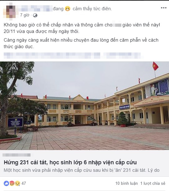 Dân mạng phẫn nộ, truy tìm ra Facebook cô giáo bắt học sinh tát bạn 231 cái - Ảnh 4.