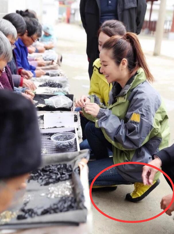 Làm từ thiện, Triệu Vy bị soi đi giày hiệu đắt gấp 10 lần giày của Lâm Tâm Như - Ảnh 8.