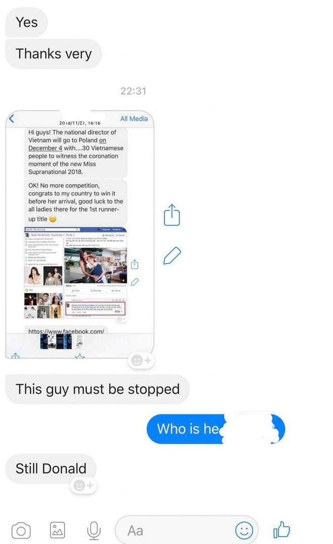 BTC Miss Supranational liên tục nhận tin nhắn khiếu nại Minh Tú mua giải từ các giám đốc quốc gia nắm giữ bản quyền cuộc thi - Ảnh 1.