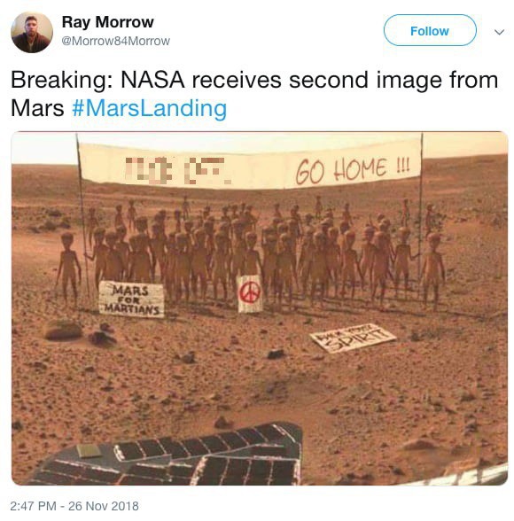 Hay tin NASA đưa tàu thăm dò lên Hỏa Tinh, dân mạng mở ngay cuộc thi chế meme ngoài vũ trụ - Ảnh 3.