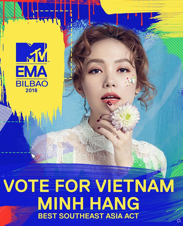 Sau khi bị “ném đá”, Minh Hằng trượt giải tại MTV EMA 2018 - Ảnh 2.