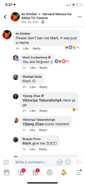 Ngạc nhiên chưa, Mark Zuckerberg vừa vào một nhóm chơi meme trên Facebook, lại còn comment dạo rất hăng nữa chứ - Ảnh 5.