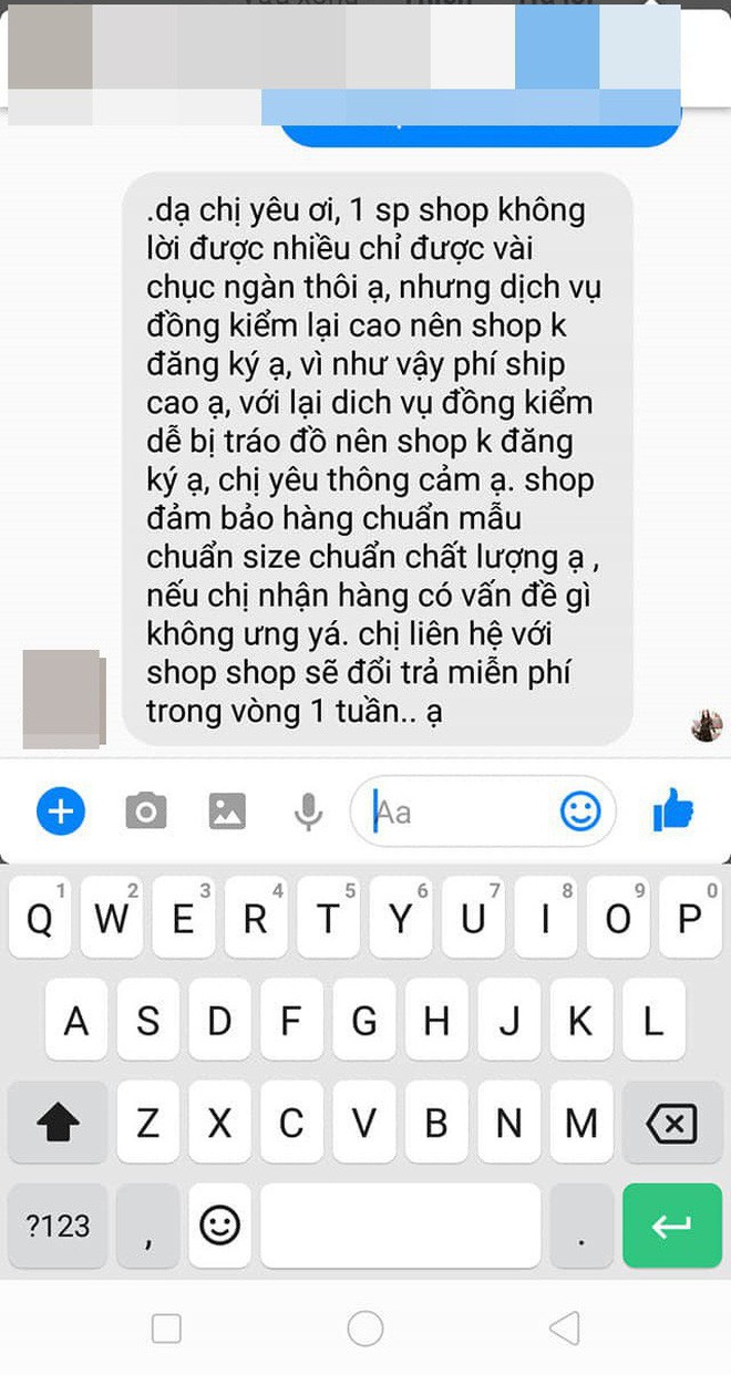 Đặt mua váy hoa thướt tha nhận ngay sản phẩm cứng ngắc nhăn nhúm, cô gái phản ánh còn bị shop mắng chửi và chặn Facebook - Ảnh 4.